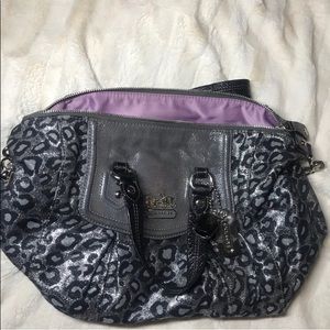 Leopard print Coach purse